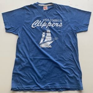 HOMAGE Columbus Clippers Vintage Style T-Shirt Size Medium